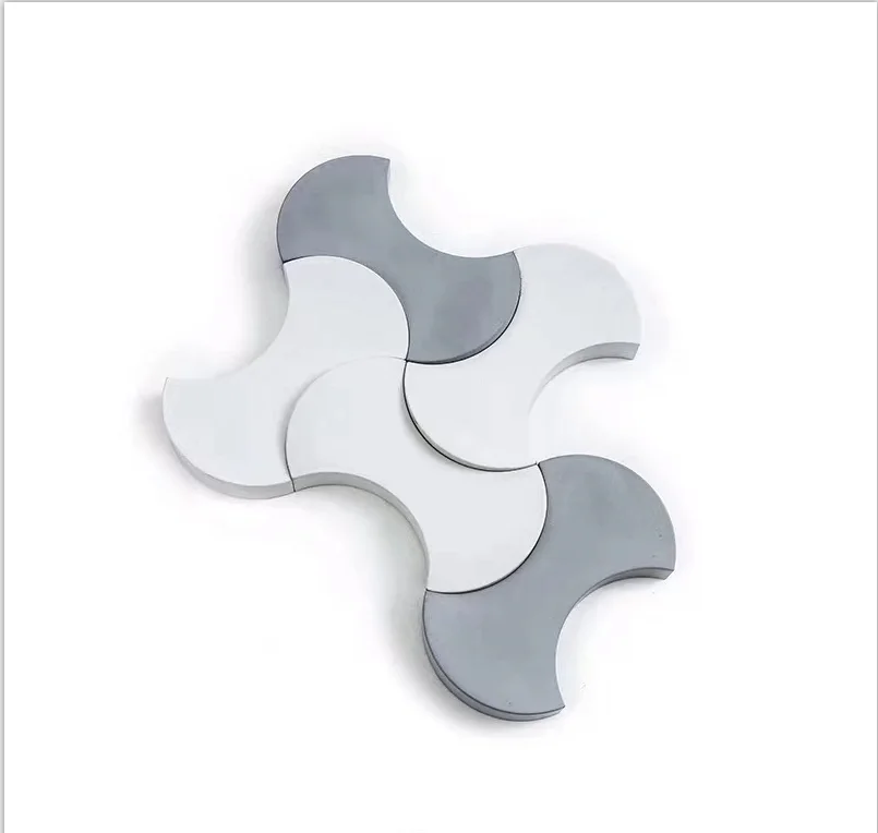 Moule De Carrelage Mural En Silicone Forme De Hache Outil De Fabrication De Carreaux En Pierre De Gypse Bricolage Gateau Biscuit Decoration Murale De Television Aliexpress