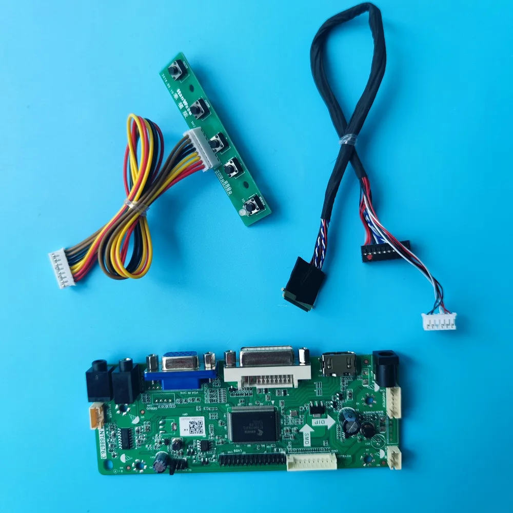 

Комплект для платы контроллера LTN156AT05 DVI, экран, совместимый с HDMI, DIY M.NT68676, панель дисплея 1366X768 15,6 ", светодиодный ЖК-дисплей 40pin LG
