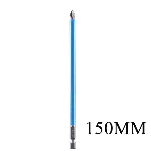 90mm 150 mm Cross non-slip drill bits batch Head PH2 screwdriver set S2 strong magnetic wind batch head screwdriver head bits hand planer lowes Hand Tools