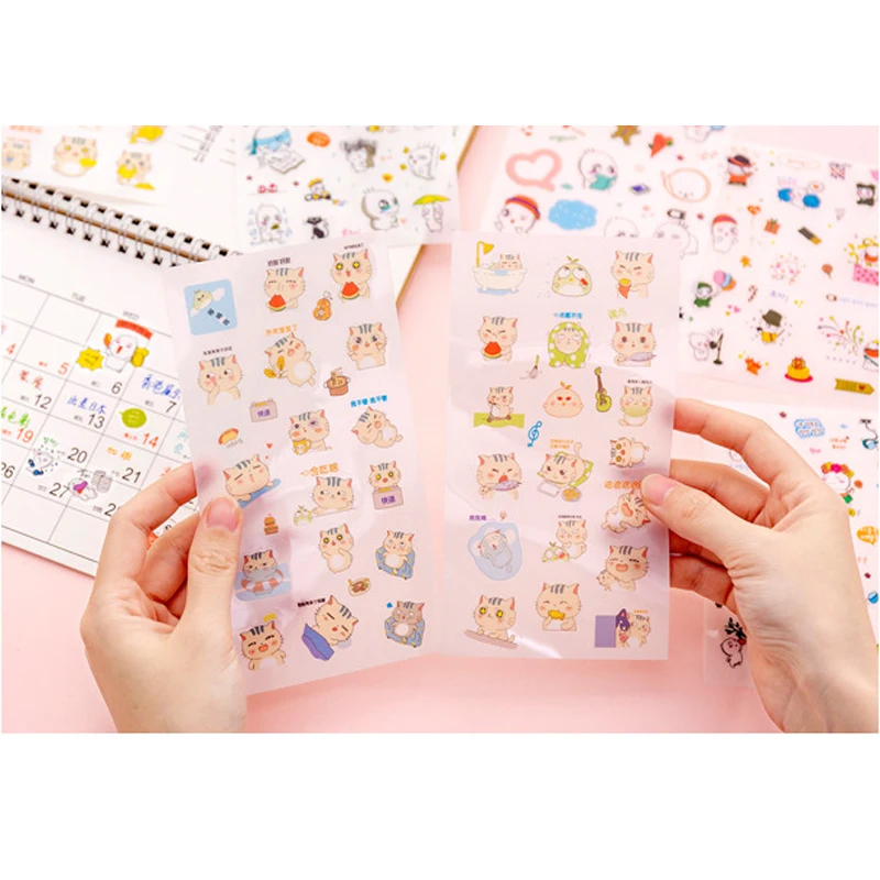 15 упаковок/партия Kawaii мультяшный любимец смешная серия стикер s Украшение DIY Ablum дневник в стиле Скрапбукинг Канцелярские Принадлежности для наклеек