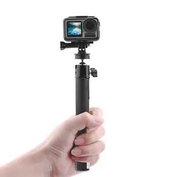 

Power Bank Selfie Stick for Osmo Action Cam Portable Hand Grip Power Bank Monopod+Adapter for DJI Osmo Action Cam Accessories
