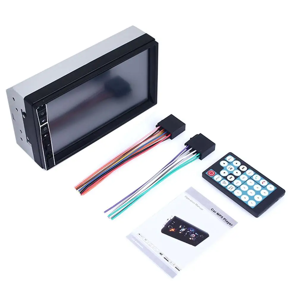 Vehemocc 12 в Bluetooth/FM/USB/AUX/TF Авто MP5 плеер 2DIN радио автомобильный MP5 плеер для дистанционного управления Прямая поставка