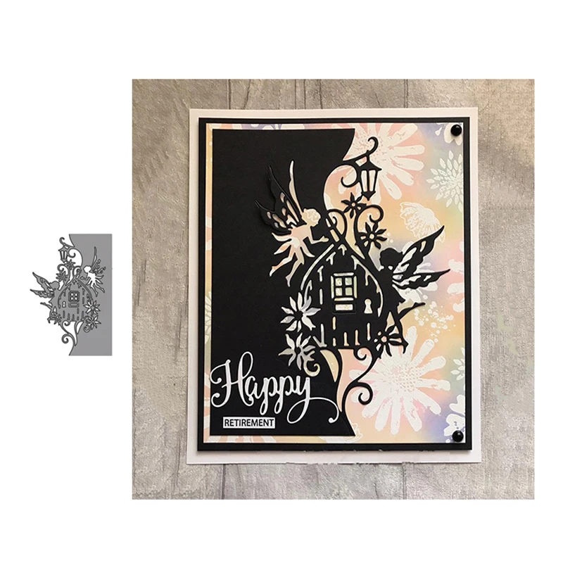 

JC Metal Cutting Dies for Scrapbooking Die Cut Fairy House Stencil Paper Knife Card Make Model Decoration Craft 2019 New Dies