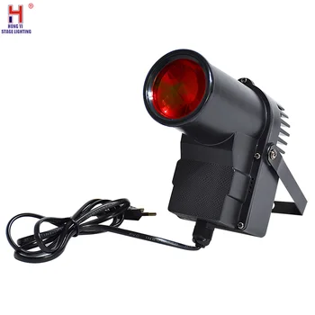 

Mini 10W Pinspot Light RGB 3in1 Led Spot Light 3/7 Channels DMX512 For Dance Party Disco Wedding Show Home Ball DJ