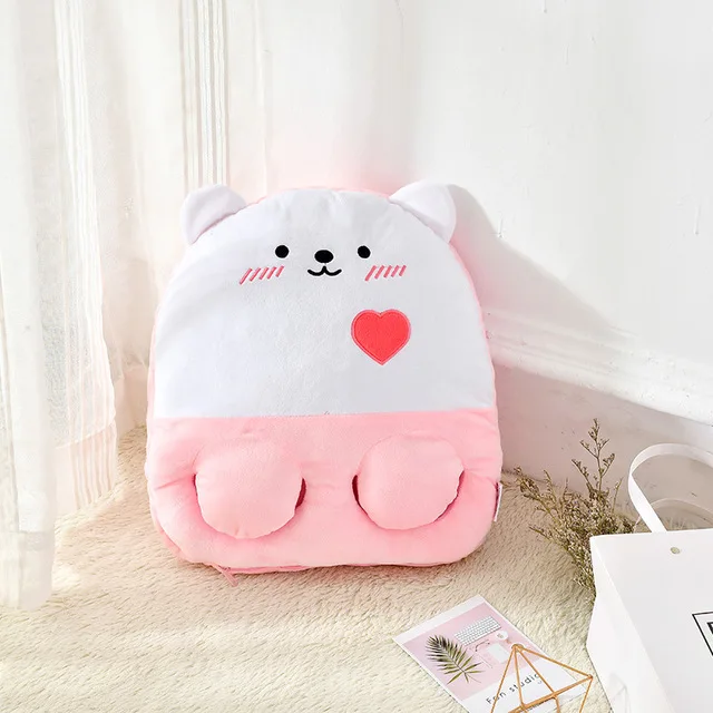 Cartoon USB or 12V Electric Heat Slipper Warm Foot Warmer Heating Pad Home Office Winter Heating Warm Foot Heater Hot Sale - Color: H