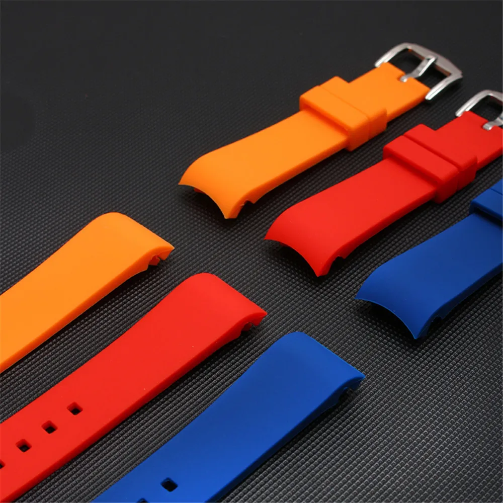 Pulseira Relógio Borracha Silicone - 18mm A 24mm Para Seiko E Mergulho
