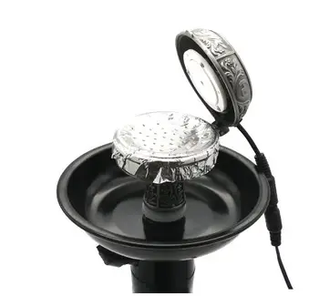 

Large Size Multifunctional Metal E-Shisha Smokepan Electronic Tobacco Bowl &Ceramic Charcoal For Hookah/Sheesha/Chicha/Narguile