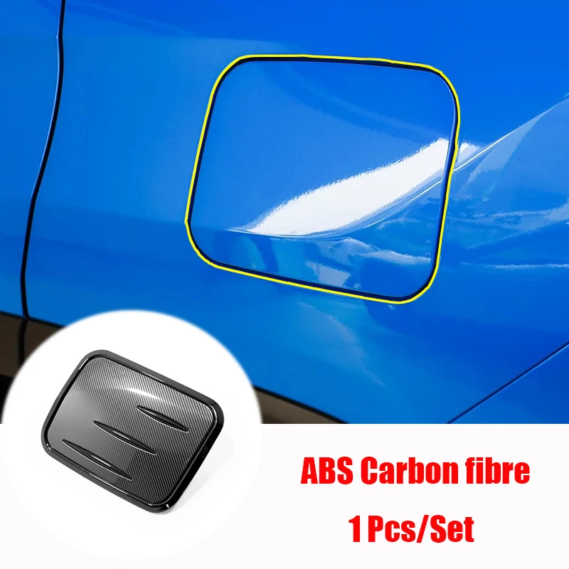 

For Toyota RAV4 2019 2020 Accessories ABS Carbon Fibre Car Fuel Tank Cover Decoration Cover Trim Sticker Car Styling 1pcs