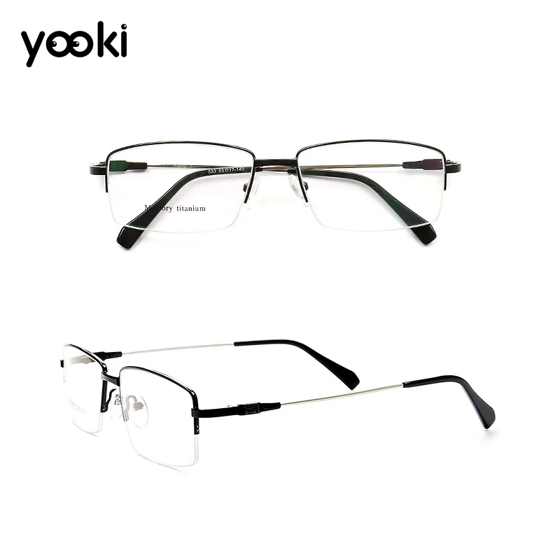 Новые полу очки оправа для мужчин и женщин модные дизайнерские полуоправа оптические очки Классическая оправа для очков Oculos EJ006-533