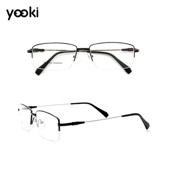 

2019 New Semi Glasses Frame Men Women Fashion Desig Half Frame Optical Glasses Classic Spectacle Frame Oculos EJ006-533
