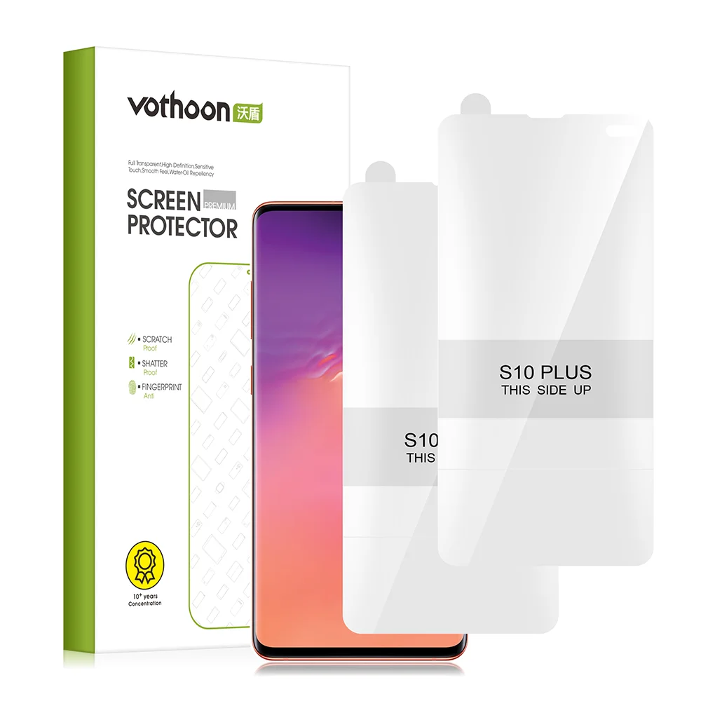 Pellicola Salvaschermo Vothoon Per Samsung Galaxy S23 Ultra S22 S21 S10 S9 Plus Nota 20 Ultra 10 Plus Pellicola Idrogel A Copertura Totale