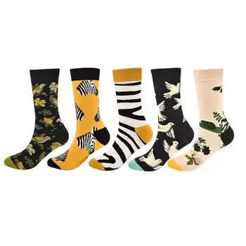 

New Men'S Socks Cotton Socks For Male Happy Colorful Socks Unisex Hip Pop Christmas Socks