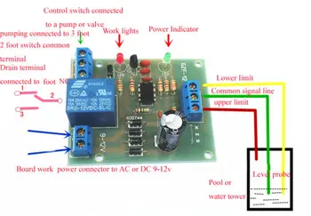 

AC/DC 9-12V Liquid Level Controller Sensor Module Water Level Detection Sensor