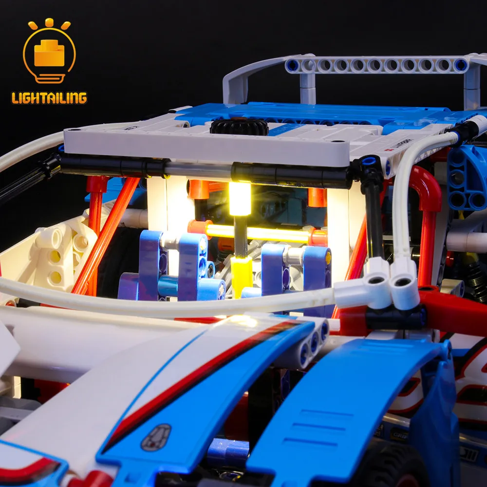 LIGHTAILING светодиодный светильник комплект для Technic Rally автомобильный светильник ing набор совместим с 42077(не включает модель