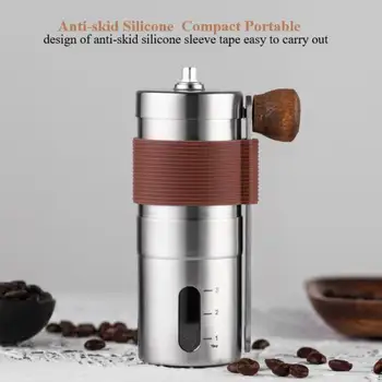 

304 Stainless Steel Manual Coffee Grinder Conical Coffee Bean Miller Handmake Coffee Grinder Coffeeware Kitchen Grinder