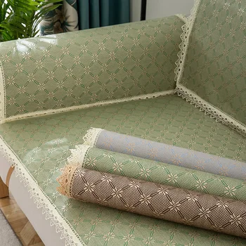 

Summer Sofa Cushion Viscose Summer Sleeping Mat xia tian kuan Four Seasons Universal Anti-slip Cushion Ice Rattan Sofa Cover Cov