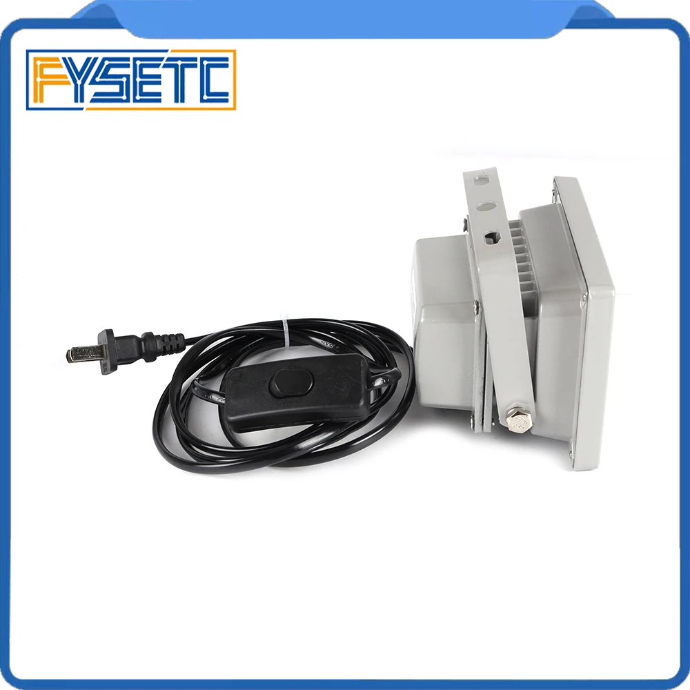 Goedkoop Hoge Kwaliteit 110 260V 405nm UV LED Hars Genezen Licht Lamp voor SLA DLP 3D Printer Lichtgevoelige Accessoires hot koop