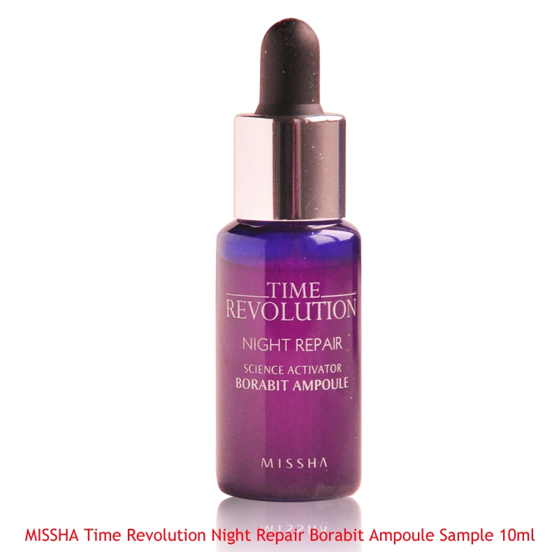 MISSHA Time Revolution первая лечебная эссенция ночной ремонт Borabit ампульная Увлажняющая сыворотка крем против морщин