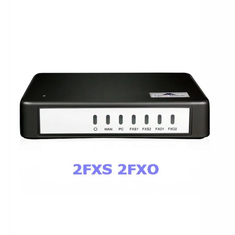 Бренд Newrock HX422G 2 FXO 2 FXS шлюз sip voip-телефонии аналоговый VoIP адаптер Elastix совместимый Mitel Сертифицированный