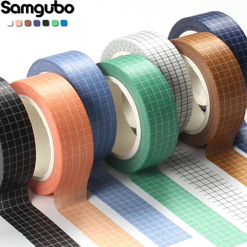 10M de Color puro red conjunto de cintas Washi cinta adhesiva diario suministros cinta Washy organizador Washitape adhesivo de papelería Scrapbook