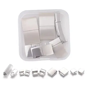 

6 Sets 6 Sizes 304 Stainless Steel Clasp and Closure Magnetic End