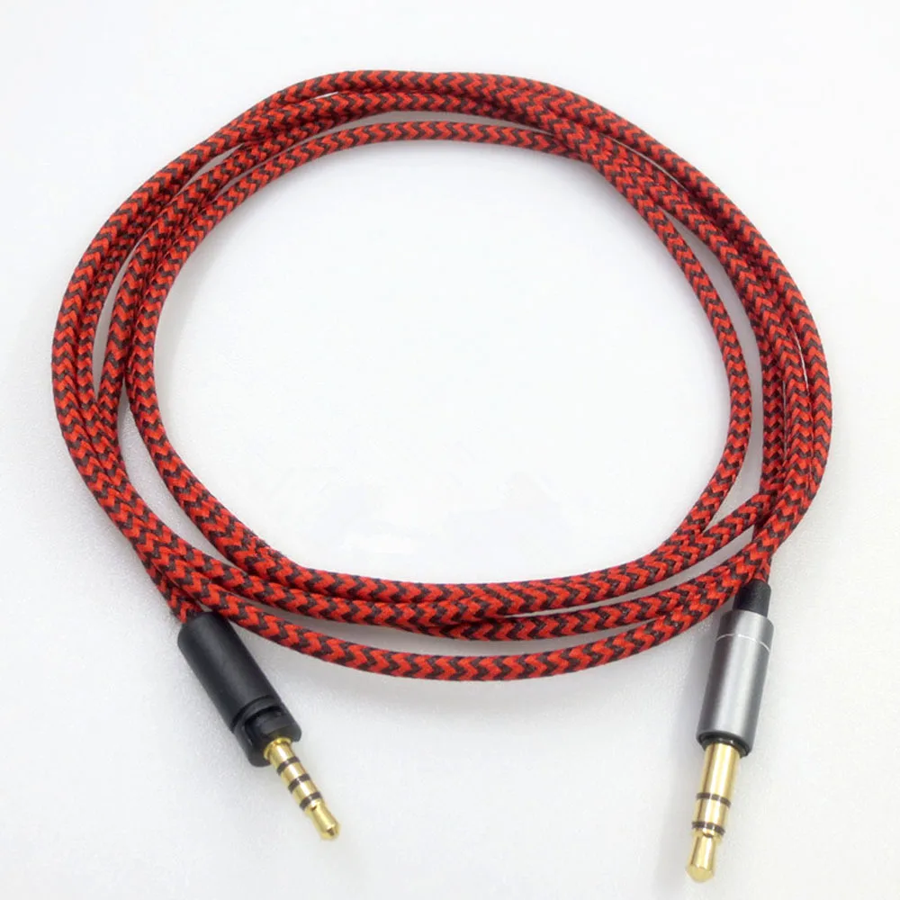 Replacement Audio Cable Wire for Audio technic ATH M50x M40x M70x M60x Nylon Woven Headphones cable Headset Accessories