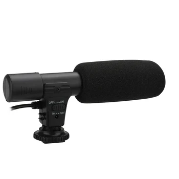 

Camera Microphone Interview Microphone Compatible with Camera DV Camcorder Electric Directional Condenser Microphone FKU