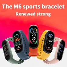 

M6 Sport Fitness Pedometer Walk Step Counter Color Screen Smart Bracelet Blood Pressure Wristband Smart Band Men Women Watch