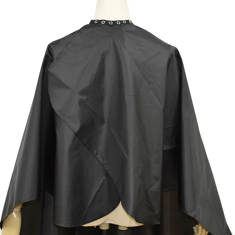 Button collar Black Haircut Cloth Hairdressing Anti-Static Salon Gown Hairdresser Apron Haircut Capes Barber Supplies 5
