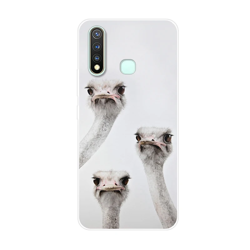 Чехол для Vivo Y19, милый мультяшный Мягкий ТПУ силиконовый чехол для телефона s, чехол для Vivo Y5s, чехол для Vivo U3, кот, животные, Fundas Y 19 - Цвет: 12