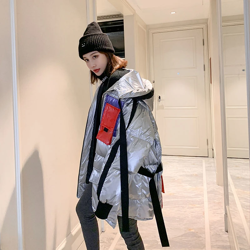 2020 New Women's Loose Middle Long Winter Cotton