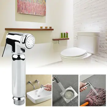

1 Kit Toilet Bidet Sprayer Stainless Steel Handheld Bathroom Sprayer Shower Head For Bathroom Self Cleaning