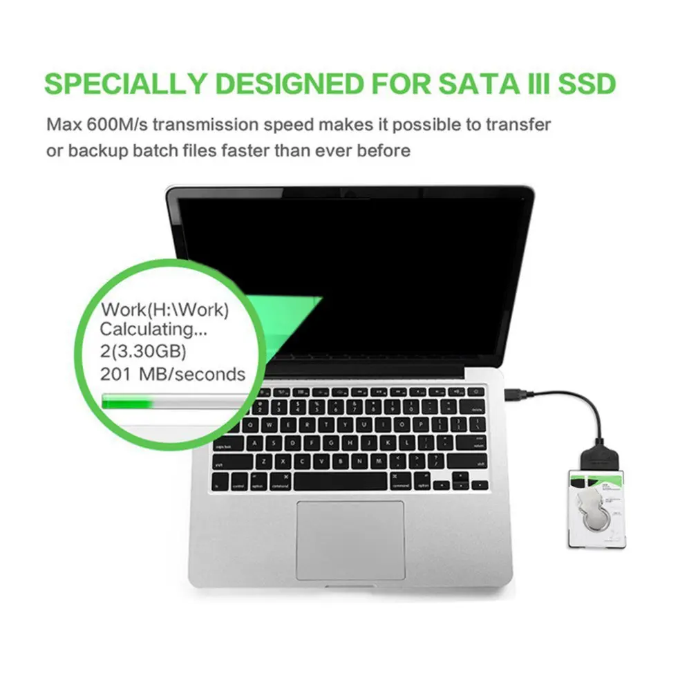 USB3.0 для Sata7+ 15Pin жесткий диск Easy Drive Line Кабель-адаптер 2,5 дюймов SSD HDD жесткий диск Sata Кабель-адаптер