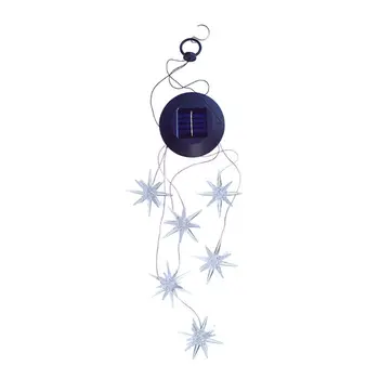 

Solar Lights Outdoor, LED Changing Sea Urchin Wind Chimes Light LED Decorative Lights Wind Bell Light Home Garden Hanging Lamp D