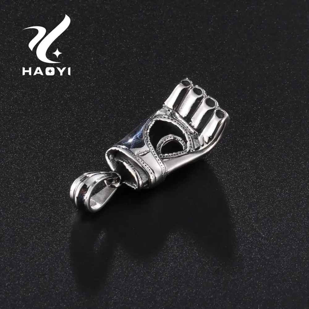 

Fashion Tyrannical Boxing Glove Pendant Charms For Men 316L Stainless Steel Never fade and Rust