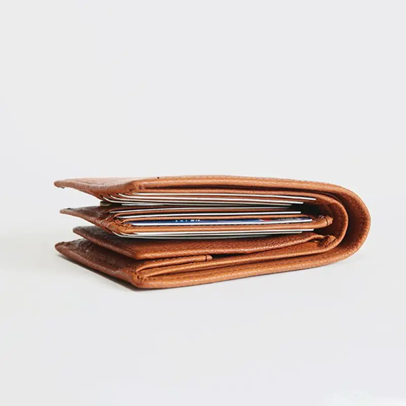 Men ID Credit Card PU Leather Wallet Pocket Holder Billfold Slim Clutch Bifold Purse Gift