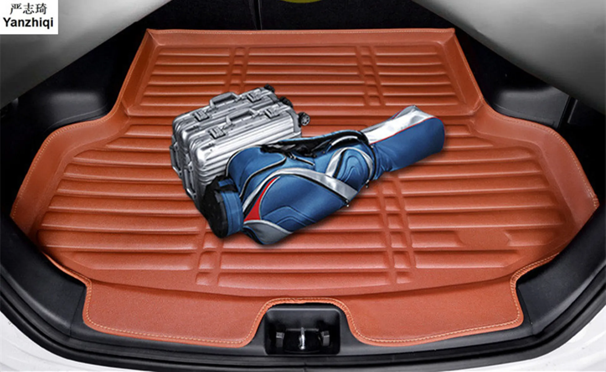 Fit For Honda / Jazz Hatchback GK5 2014-2018 Boot Mat Rear Trunk Liner Cargo Tray Floor Carpet Mud Kick Protector 2015 2016 | Автомобили и