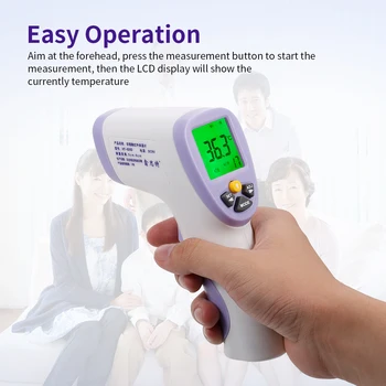 

Handheld Forehead Thermometer Non-contact Infrared Thermometer Body Infrared Thermometer Fever Measure Tool For Adult Children