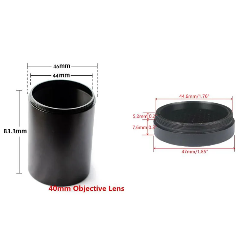 

Metal Tactial Sunshade Tube Shade for Rifle scope with 40mm Airsoft Rifle 40mm Anti-reflection Sunshade Protective Cover