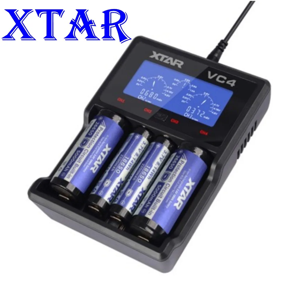 Зарядное устройство XTAR VC4 20700 18650 21700 14650 17335 17670 18490 10440 14500 16340 17500 18350 18500 18700 22650 25500 32650