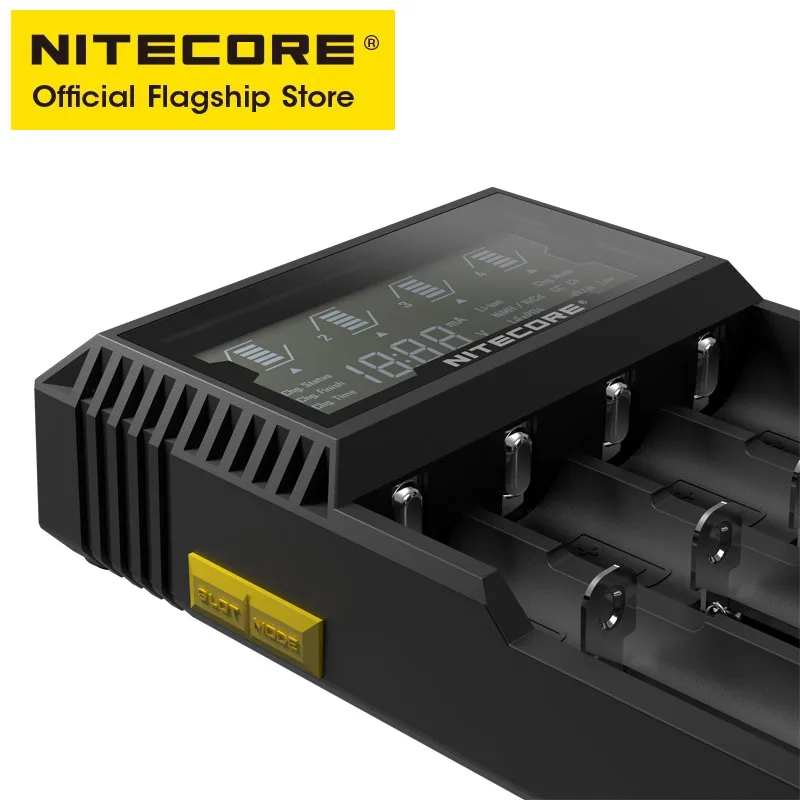 Chargeur Nitecore D4, chargeur d'accus Nitecore, chargeur Nitecore  Digicharger D4 - Taklope