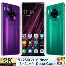 הגלובלי גרסה מקורי אנדרואיד טלפונים Smartphone 6.6 אינץ נייד SIM הכפול המצלמה 3G 4G סלולרי נייד חכם טלפון פנים נעילה(China)