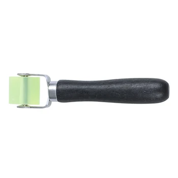 

Wooden Grip Auto Sound Deadener Application Clear Yellow Rubber Roller
