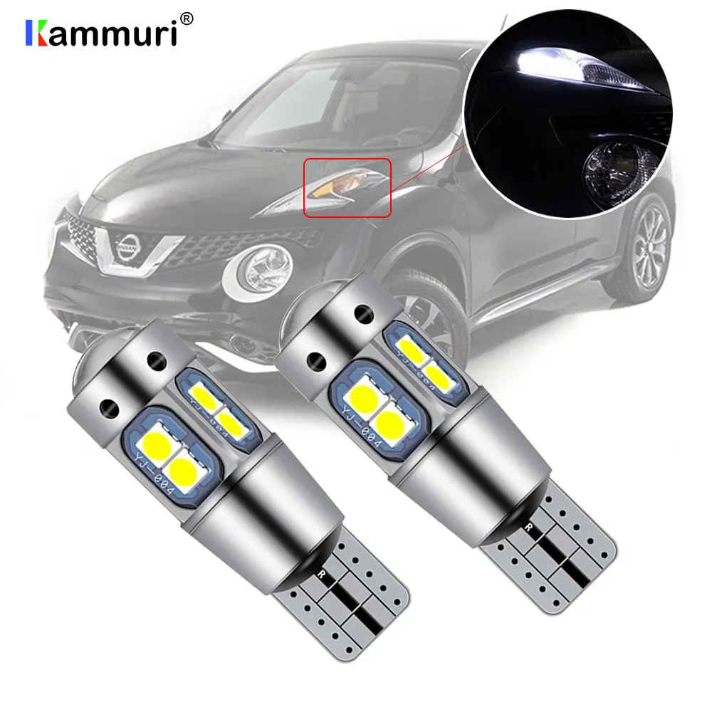 Kammuri 2x Tidak Ada Kesalahan 198 T10 W5w Bohlam Led Untuk Nissan Juke 2011 2015 Lampu Parkir Izin Lampu Penanda Xenon Putih Sinyal Lampu Aliexpress