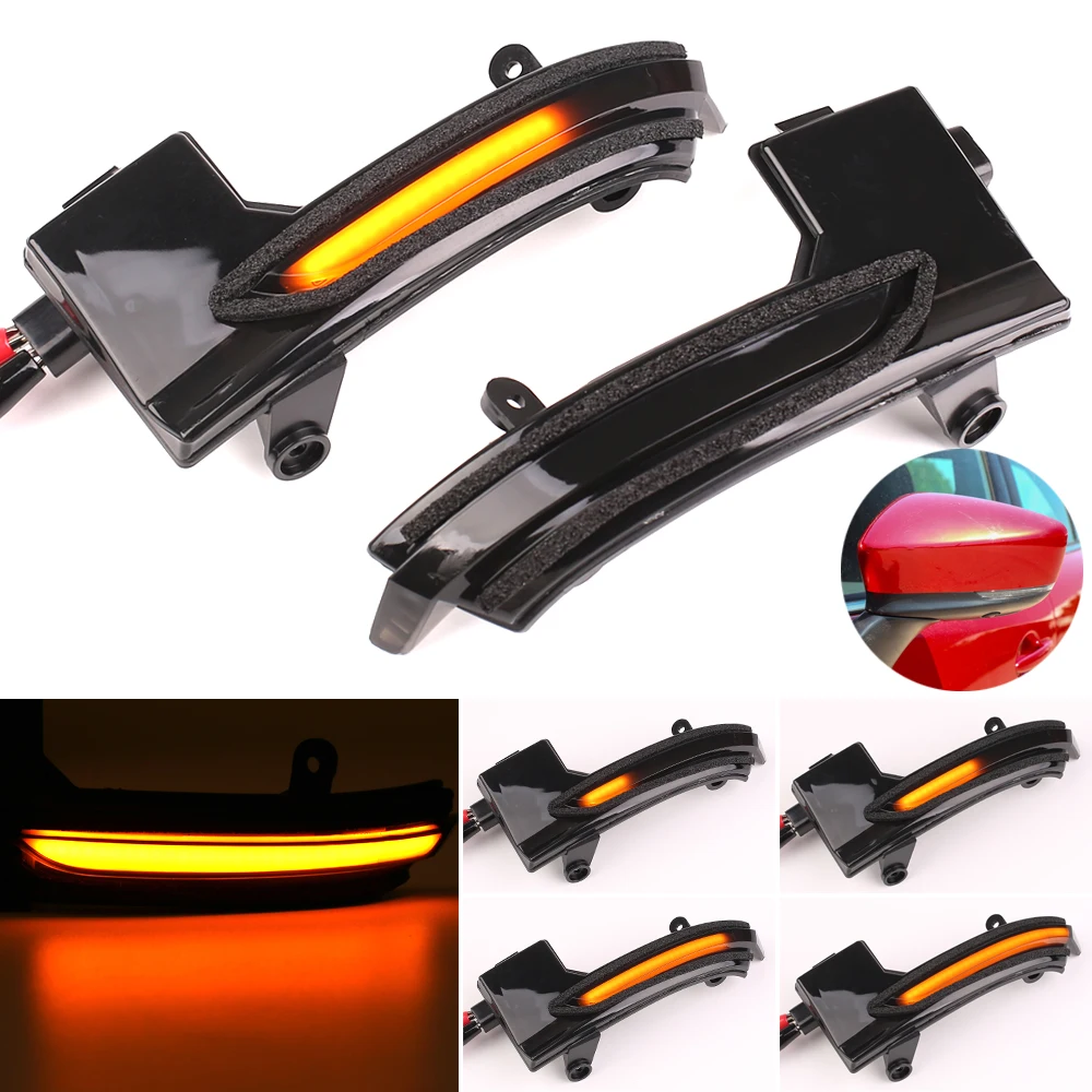 Led Nero Indicatore Di Direzione Dinamico Lampeggiante Indicatore Sequenziale Lampada Specchio Laterale Per Mazda 3 Axela Mazda 6 Atenza 2017 2018