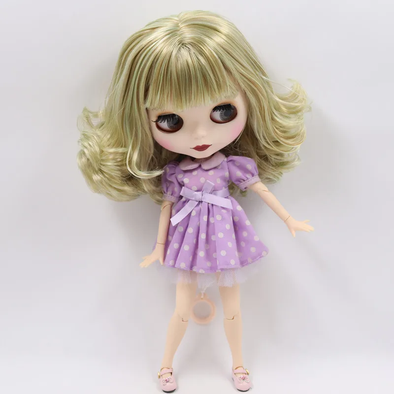ICY Fortune Days factory blyth кукла 1/6 шарнирное тело новое матовое лицо зеленый микс каштановые волосы DIY sd Подарочная игрушка - Цвет: doll clothes shoes