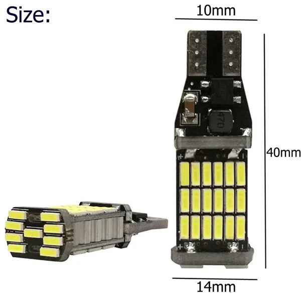 2 �� Canbus T15 LED ���� �ڵ��� ��� ������ �� MG MG3 MG5 MG6 MG7 GT GS