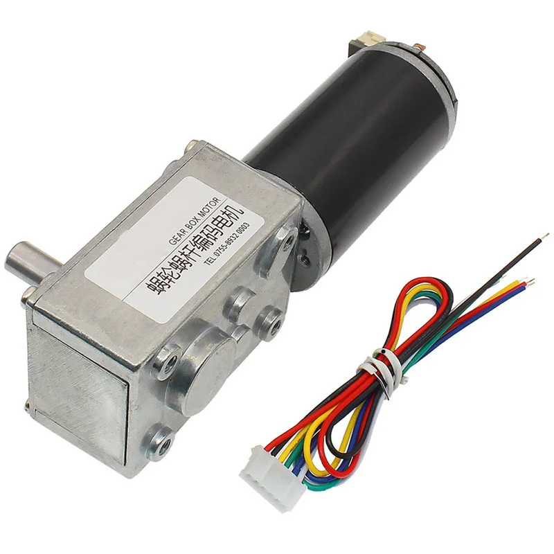 CHW-GW4058-3162 DC 24V Шестерни мотор 28/74/222 об/мин зубчато-винтовой редуктор скорости энкодер мотор для интеллигентая(ый) робот