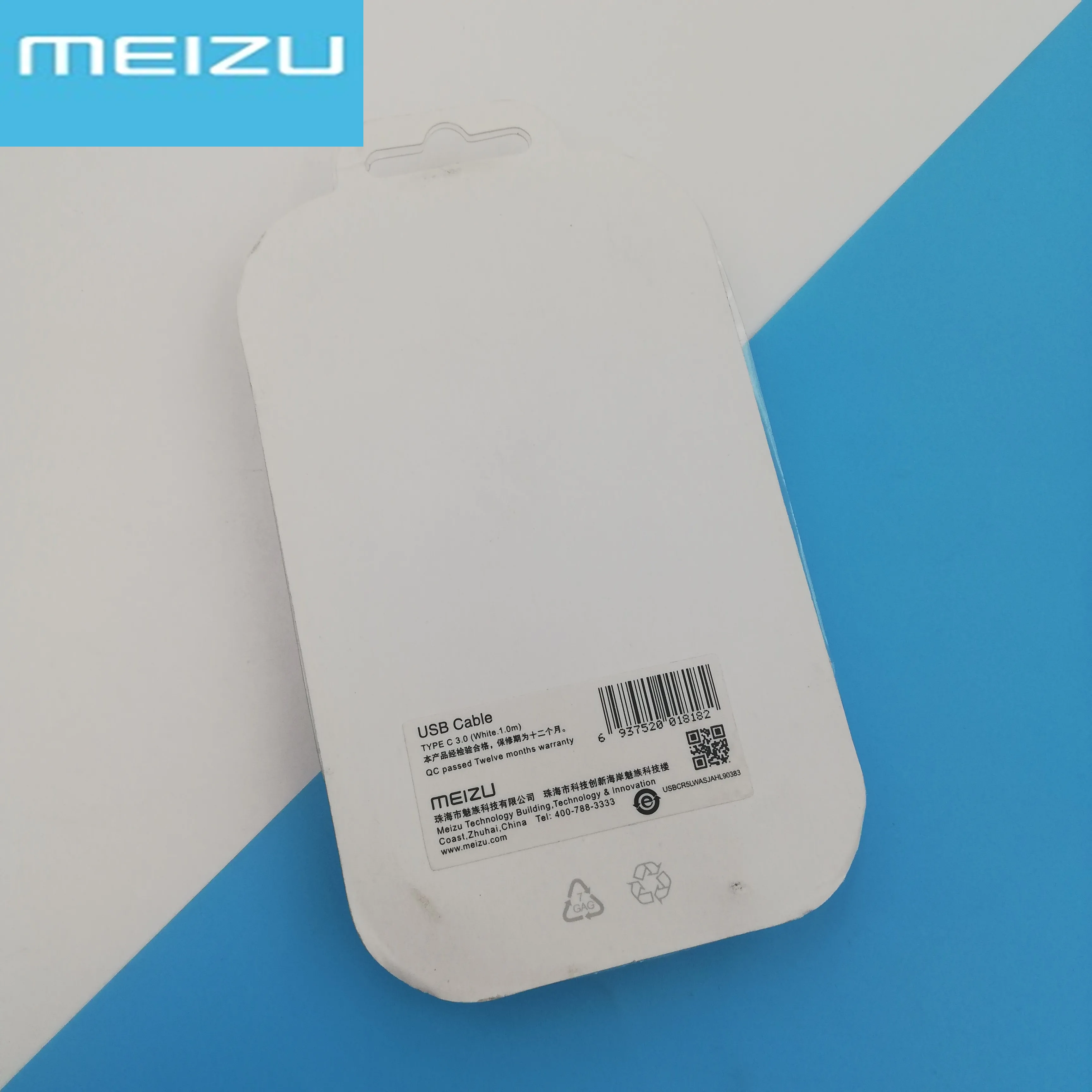 Оригинальный кабель для быстрой зарядки MEIZU QC3.0 usb3.1 Type C передачи данных MEI ZU MX6 MX7 15