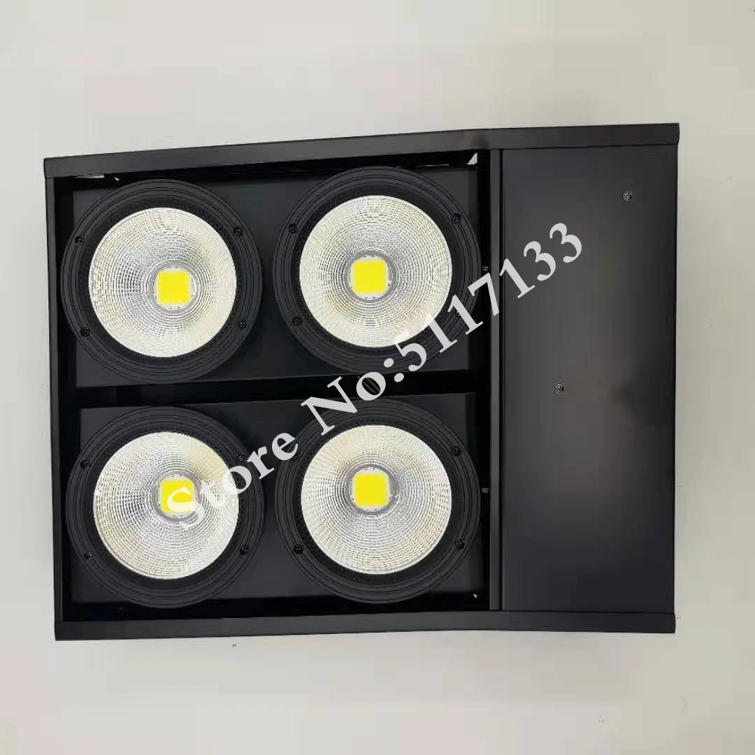 F& G 6 piezas Pro Iluminacion cuatro ojos козырьковая Панель Светодиодный светильник 4*100w COB светодиодный светильник